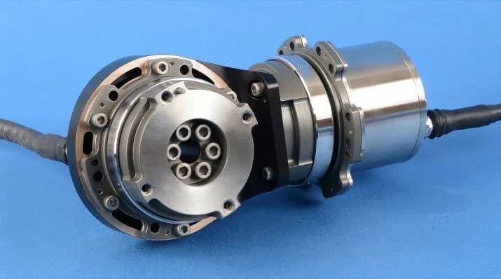 Complete Sierra Space C14 bi-axis gimbal assembly