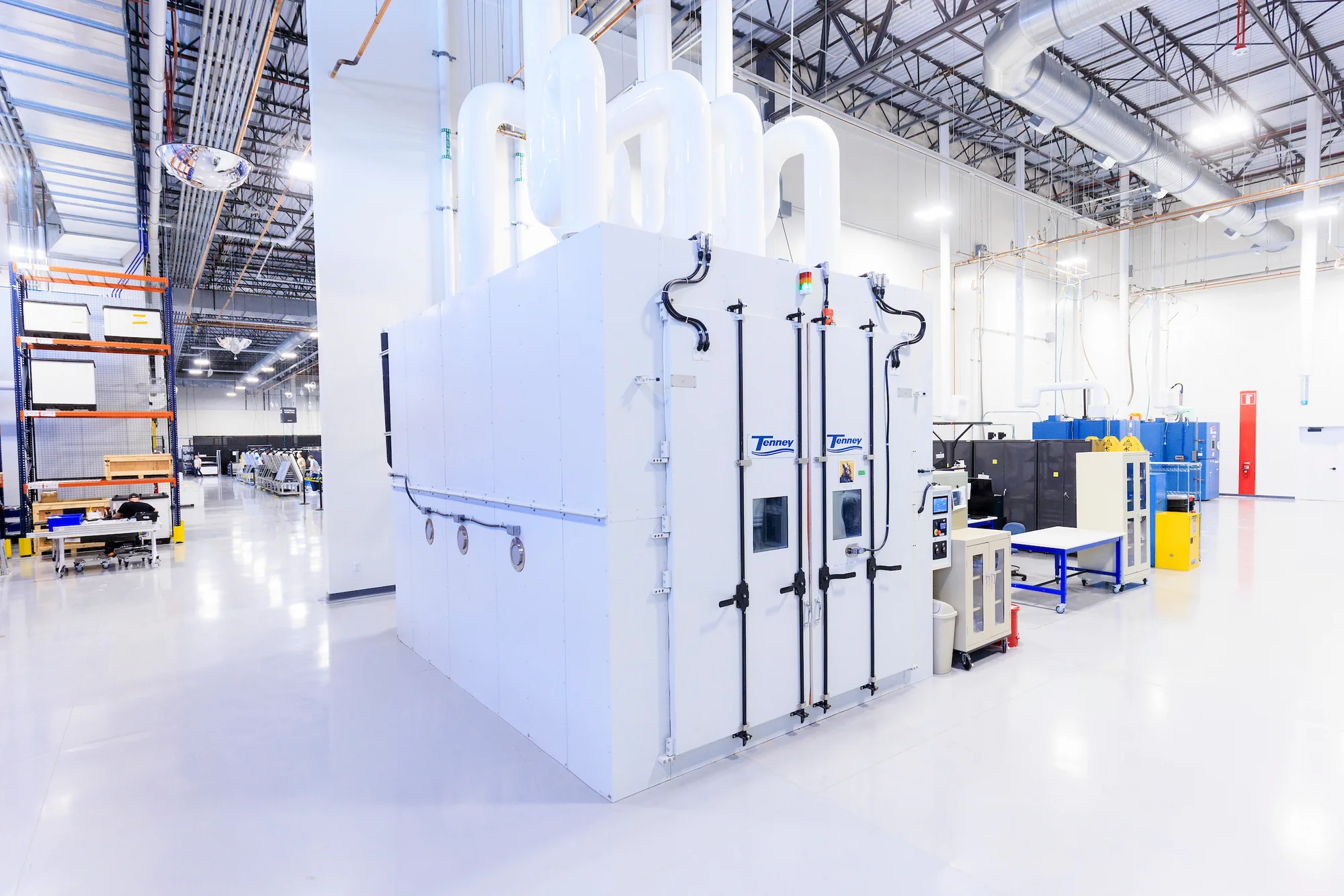 Test equipment inside Sierra Space’s Power Station facility