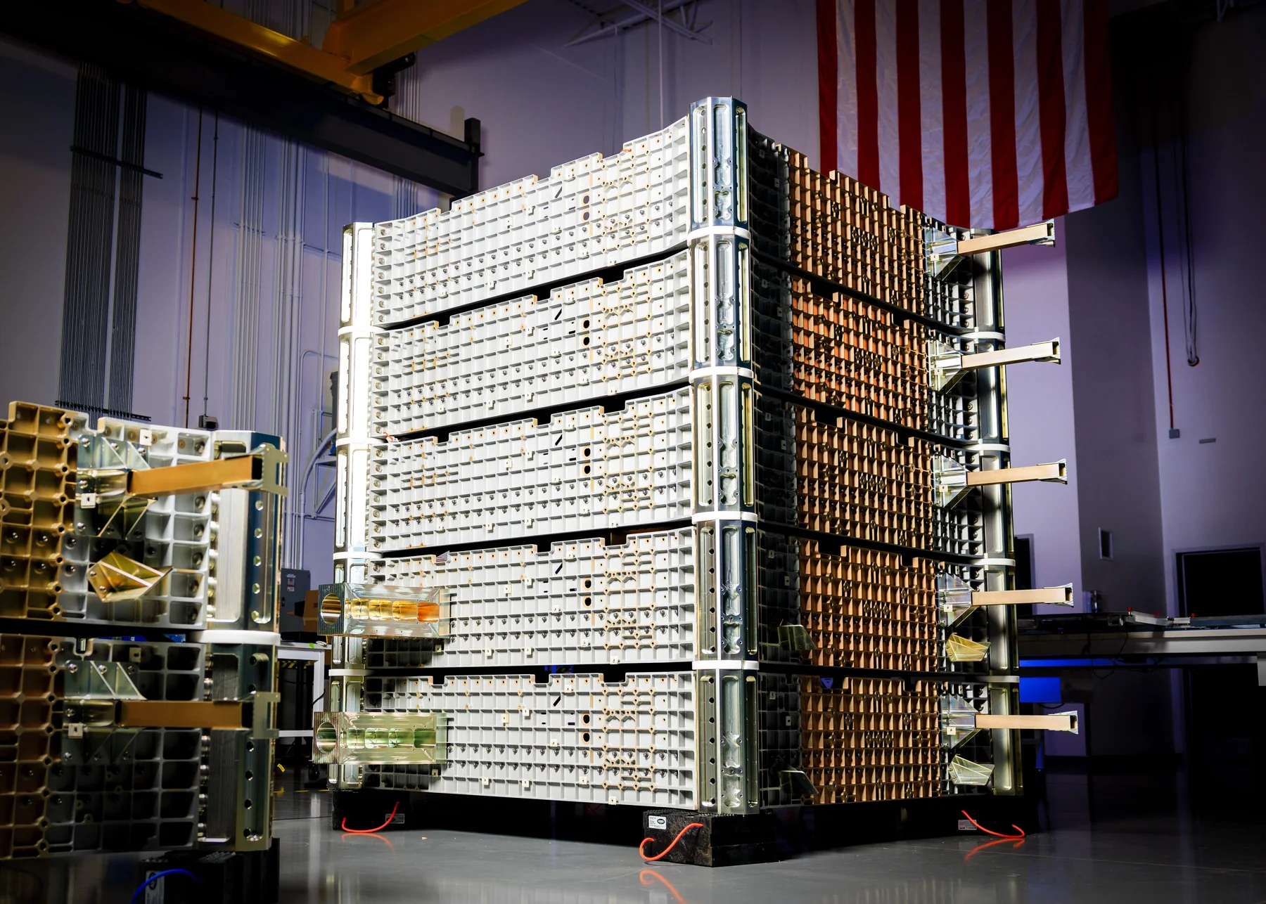 Sierra Space satellite structures in production